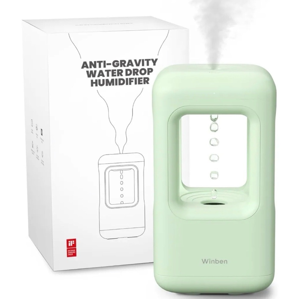Winben Anti-Gravity Humidifier in Mint Green
